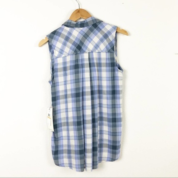 Calvin Klein Jeans Plaid Button Down Jaracanda S Small - Picture 8 of 10